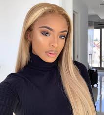 Black And Honey Blonde Wig Pin By Elegantshair On Hair Blonde Lace Front Wigs Hair Styles Blonde Dye