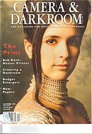 1992 Camera And Darkroom Magazine Bob Korn