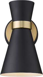 We did not find results for: Z Lite 728 1s Mb Hbr Soriano Modern Matte Black Heritage Brass Wall Sconce Light Zlt 728 1s Mb Hbr