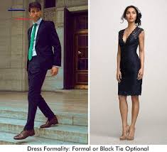 Formal Or Black Tie Optional Wedding Guest Attire Br In 2020