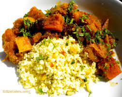 Fluff couscous mixture with a fork, stirring in parsley, mint and lemon juice and peel. Recipe Moroccan Vegetable Tagine Cous Cous With Lemon Edibletcetera Fast Fabulous Food