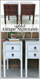 All of these items were previously painted, stained or had. Updated Antique Nightstands Girl In The Garage