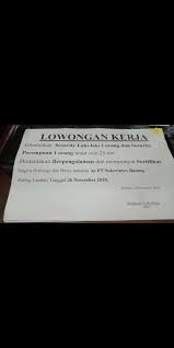 Home/lowongan kerja terbaru/lowongan pt niramas utama (inaco) 2020. Baper Ibatang Pejuang Recehi Home Facebook