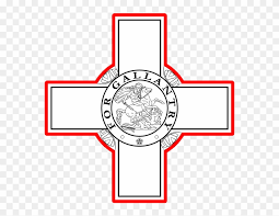 Music video by george strait performing i cross my heart. George Cross Maltese Flag George Cross Clipart 3232350 Pinclipart