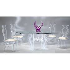 Details handcrafted dining table of clear acrylic. Rectangle Ayrlic Acrylic Dining Table Rs 78000 Piece Olwin Acrylic Furniture And Sheet Id 21413086112