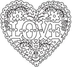 Open any of the printable files above by clicking the image or the link below the image. Love And Flowers Heart Heart Coloring Pages Love Coloring Pages Coloring Pages