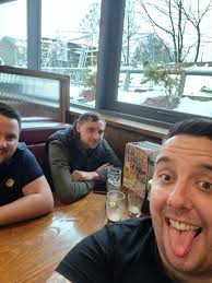 Out for few hours with lads I buy back. We love a shot or any beer. Look  after us and keep us warm and fed table 65 The Unicorn Bramley will get