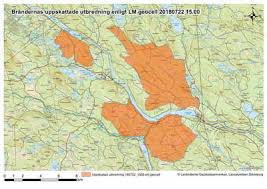 Det kom nästan inget regn och marken var väldigt uttorkad. Skogsbranderna Tisdag 24 7