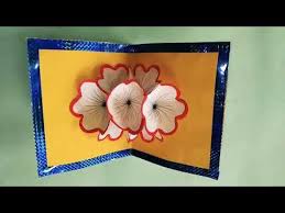We get our pictures from another websites, search engines and other sources to use as an inspiration for you. Diy 3d Flower Pop Pu Card How To Make Flower Greeting Card Youtube Greeting Cards Cards Greetings