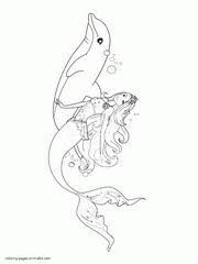 Grab some colored pencils or markers and relax with this serene siren! Barbie In A Mermaid Tale Coloring Pages For Girls