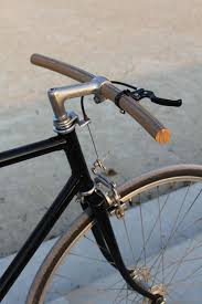 Curved Wood Handlebar Thibautmalet Fixie Fahrrad Fahrrad Fahrradkette