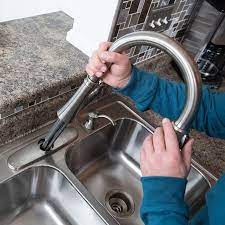Twist the spray nozzle apart and remove the gasket. How To Install A Kitchen Faucet Lowe S