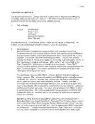 THE OFFICIAL MINUTES The Big Bend Community College Board of Trustees held  a Regular Board Meeting Thursday, February 28, 2013,