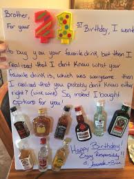 Birthday Ideas For Brother Pin By Alisa Sauceda Lemons On Birthday Fun 21st Birthday Presents 21st Birthday Gifts 21st Birthday Gifts For Guys