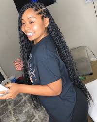 Hairstyles Braided Black Protective Styles Haircolour Hollywoodwaves Haircolor Braids With Curls Black Girl Braided Hairstyles Girls Hairstyles Braids