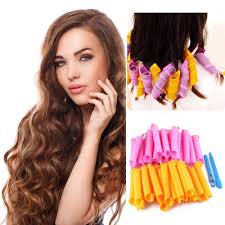 24pcs Orange Pink Curlers Thick Hair Base Diy Hair Curler Curling Iron Styling Tools Beautiful Curls 100 Brand Ne Magic Hair Curlers Hair Curlers Hair Rollers