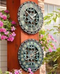Large outdoor clock and thermometer set. Outdoor Clock And Thermometer Set Ideas On Foter
