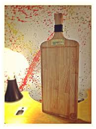 Planche A Decouper En Bois Avec Rigole Et Recuperateur De Jus Poignee Lien Cuir Et Plaque Laiton Plancher Planche A Decouper Bois Planche A Decouper