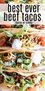 Best Ground Beef Taco Meat Recipe Beef Tacos Recipes Taco Recipes Ground Beef Ground Beef Recipes Easy