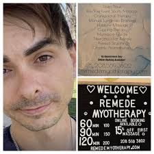 Male massage therapist with exercise science background