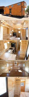 From Arizona Based Tiny Treasure Homes Is This Custom 30 Foot Traditional Style Tiny House On Wheels Wit Small Tiny House Tiny House On Wheels Tiny House Plans