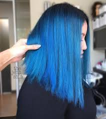 Neon Blue Hair Color Jenn Shin Pulpriothair Bluehair Bluehaircolor Bluehairstyles Rengarenk Sac Sac Renkleri Sac