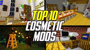 Top 7 decoration mods for minecraft 1.16.5 ! Top 10 Minecraft Cosmetic Mods Furniture Animations Building Blocks Youtube