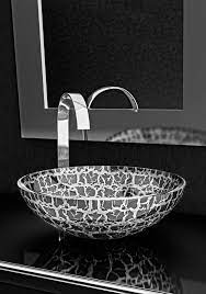 I spoke with architect thayer hopkins. Atelier Kalahari Silver Black Luxury Bathroom Sinks Glass Design Washbasin Design