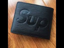 The official website of supreme. Supreme X Louis Vuitton Folded Wallet Black Youtube