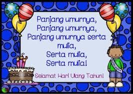 Kita bisa saja mencapai panjang umur, sehat, dan bahagia. A 1 Page Poster Featuring Happy Birthday In Indonesian Panjang Umurnya Plus Matching Mini Ones Which Can Happy Birthday Song Student Birthdays Birthday Songs