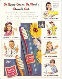 During 1945 in world war ii, soldiers were highly encouraged to brush their teeth. Dr West S Miracle Tuft Tooth Brush Cool Things To Buy Tufted Vintage Ads