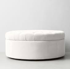 Get 5% in rewards with club o! Rh Round Storage Ottoman Large Storage Ottoman Leather Storage Ottoman