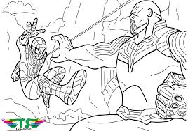 View and print full size. Free Download To Print Spiderman Vs Thanos Coloring Pages Tsgos Com Tsgos Com