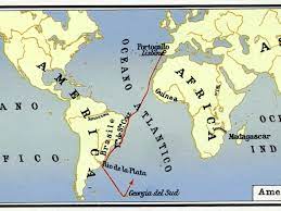 Locations obtained from amerigo vespucci. amerigo vespucci's voyages. Explorers And Discoverers After Columbus