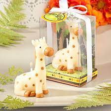 Jungle Critters Baby Giraffe Candle Favors Baby Shower Giraffe Baby Shower Candles Baby Shower Candle Favors