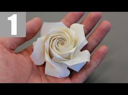 Part1 Naomiki Sato Origami Rose Pentagon Rose Tutorial 佐藤直幹 摺紙玫瑰教學 Youtube Origami Rose Origami Flowers Origami Diagrams