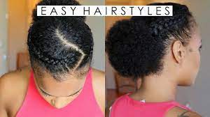 4 Quick Easy Natural Hairstyles Hair Oil Update Video Natural Hair Styles Easy Hair Styles Easy Hairstyles