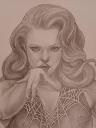 I remembered that i had never drawn Gwen before,so i tried today