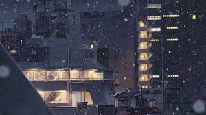 4k ultra hd 8k ultra hd. Kimi No Na Wa Your Name Landscape Cityscape Building Snow Wallpaper Resolution 1920x1080 Id 138537 Wallha Com