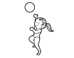 Entire libraryworksheetskindergartenseasonalbeach volleyball coloring page. Beach Volleyball Coloring Page Coloringcrew Com