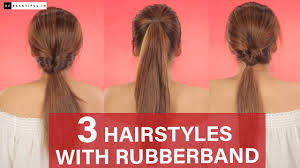 The various artists… read more. 3 Easy Hairstyles Using Rubberband Quick Everyday Hairstyles For Long Hair Bebeautiful Youtube