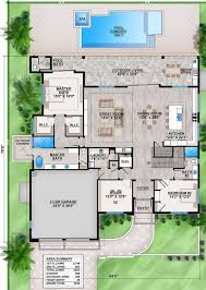 Floor poot in random wool just so we could mask it later with world edit it when it came to putting in the floor House Plan 5565 00018 Modern Plan 3 633 Square Feet 4 Bedrooms 4 5 Bathrooms House Plans Mansion Modern House Floor Plans Modern Style House Plans