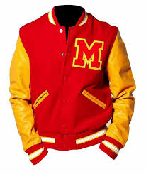 MJ MICHAEL JACKSON THRILLER JACKET M LOGO LETTERMAN VARSITY WINTER BOMBER  JACKET