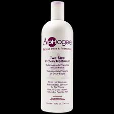 Hydrolized wheat protein is the only true protein that is small enough to bind to the hair shaft. Aphogee Two Step Protein Treatment