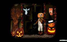 Free Halloween Animated Desktop Wallpaper 1920 1080 Animated Halloween Wallpapers 35 Wallpapers Adorable W Halloween Cartoons Halloween Wallpaper Halloween