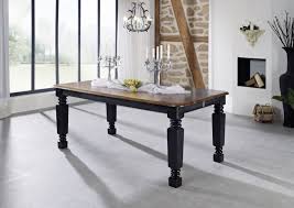 Kolonial tischgruppe mit esstisch (160 x 90 cm), 2 ansteckplatten (2 x 40 cm) und 6 stühlen zu verkaufen. Esstisch New Boston Sheesham Palisander 220x100x76 Cm Kolonialstil