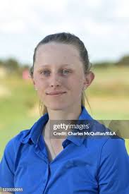Danielle Hardwick, Perranporth GC during a practice day prior to the...  News Photo