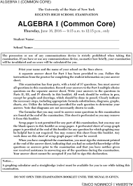 Maybe you would like to learn more about one of these? Algebra I Common Core Thursday June 16 15 A M To 12 15 P M Only Pdf Free Download