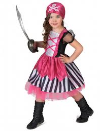 Déguisement de pirate pour fille composé d'une robe et d'un bandana (chaussures et épée non incluses). Deguisement Pirate Robe Rose Fille Decoration Anniversaire Et Fetes A Theme Sur Vegaoo Party