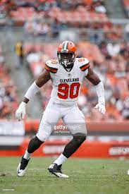News Photo Emmanuel Ogbah Of The Cleveland Browns In Action Cleveland Browns Cleveland Football Helmets